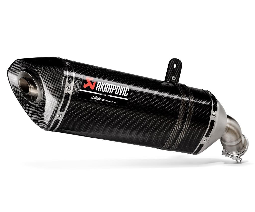 Escape desportivo Akrapovič em carbono (ZX-4R/RR)