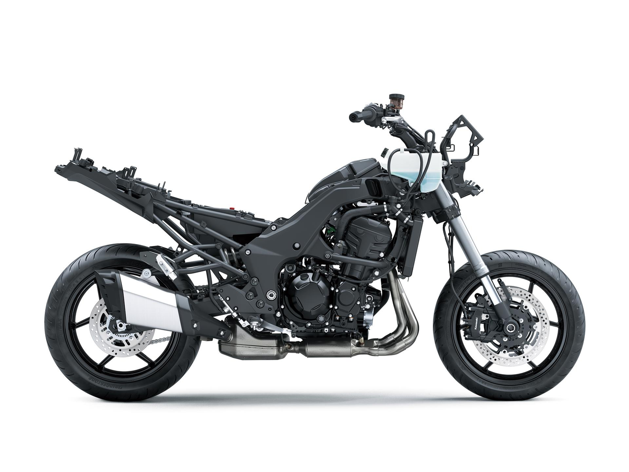 Suspensão de longo curso e jantes desportivas de 17 polegadas