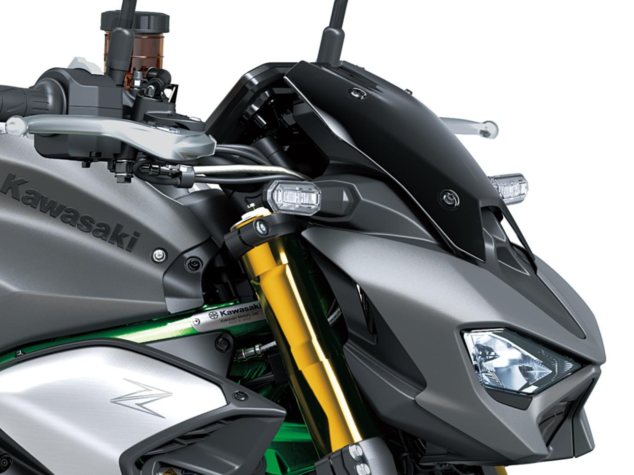 Faróis LED compactos e dianteira compacta e elegante