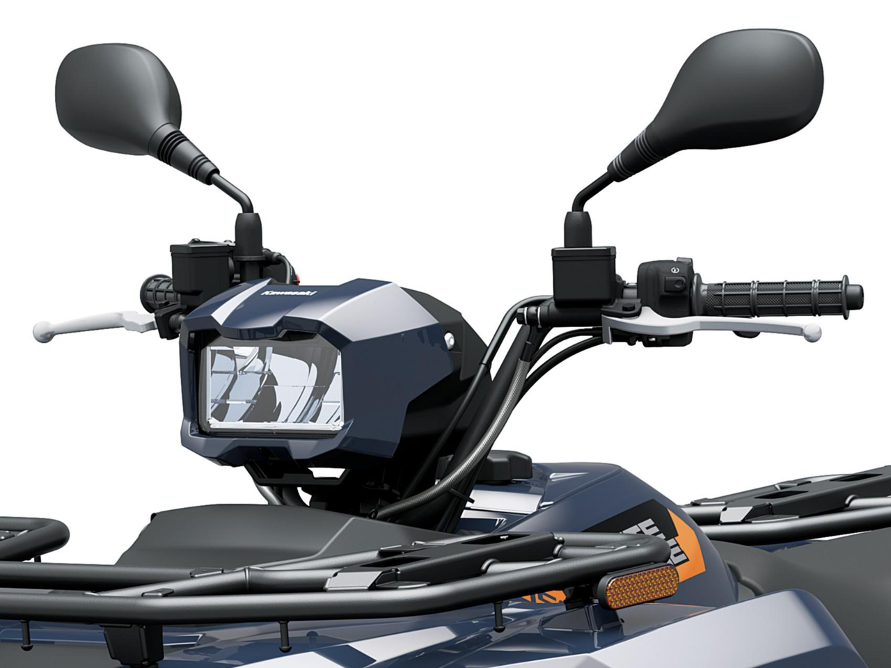 Luz LED montada no guiador