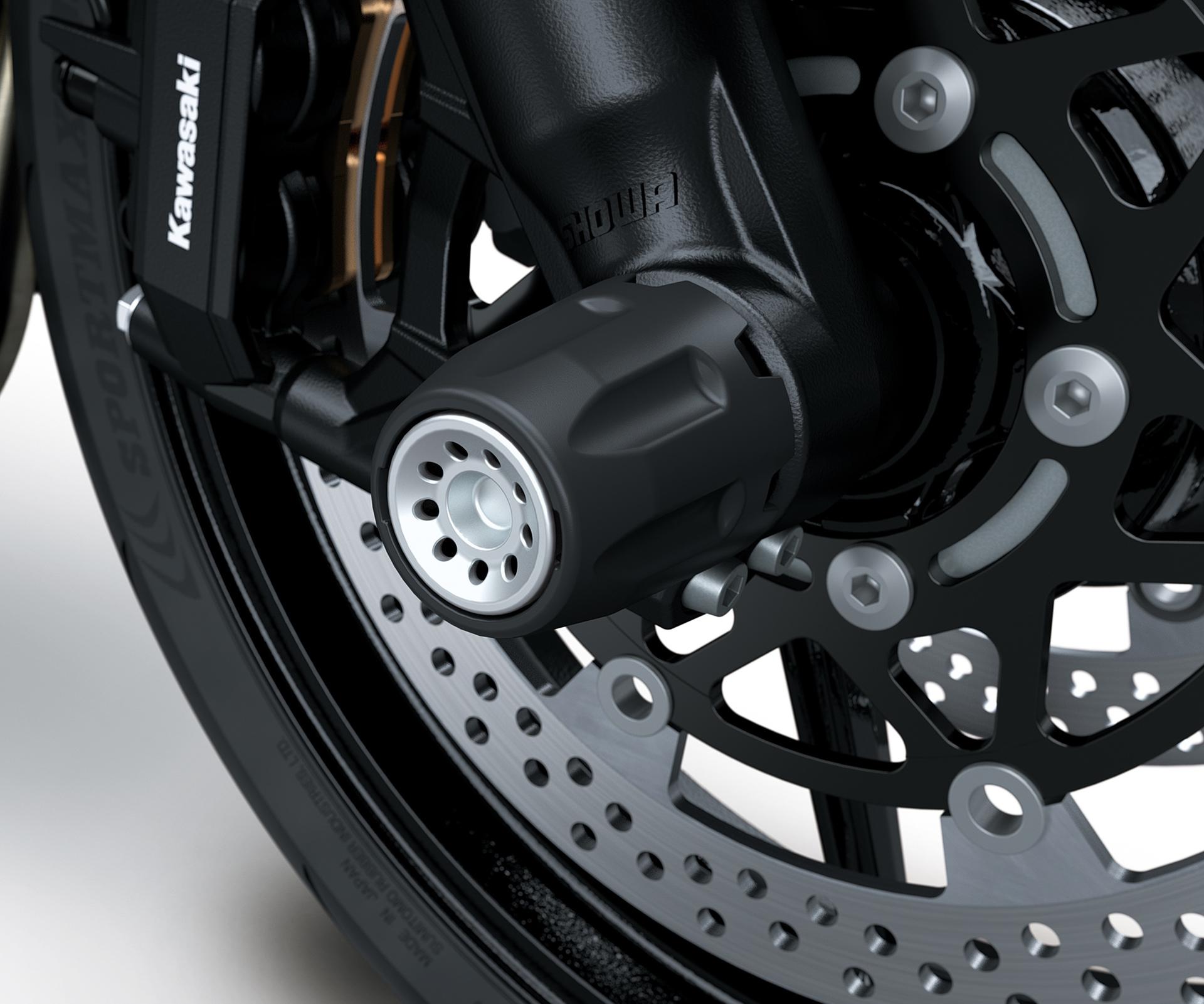 Deslizadores do eixo dianteiro (Z1100/SE)