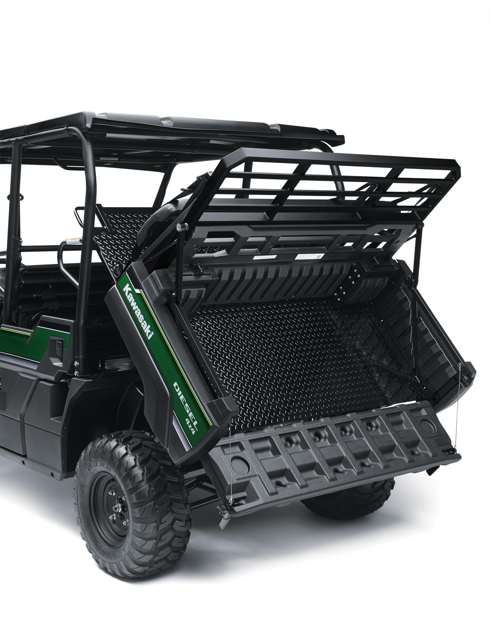 Caixa de carga inclinável assistida a gás.