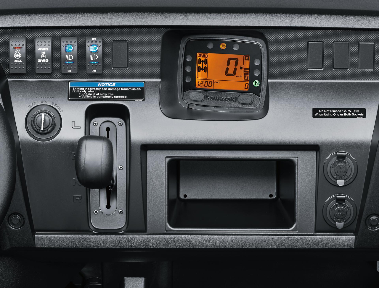 Tração 4x4 selecionável eletricamente e bloqueio do diferencial traseiro