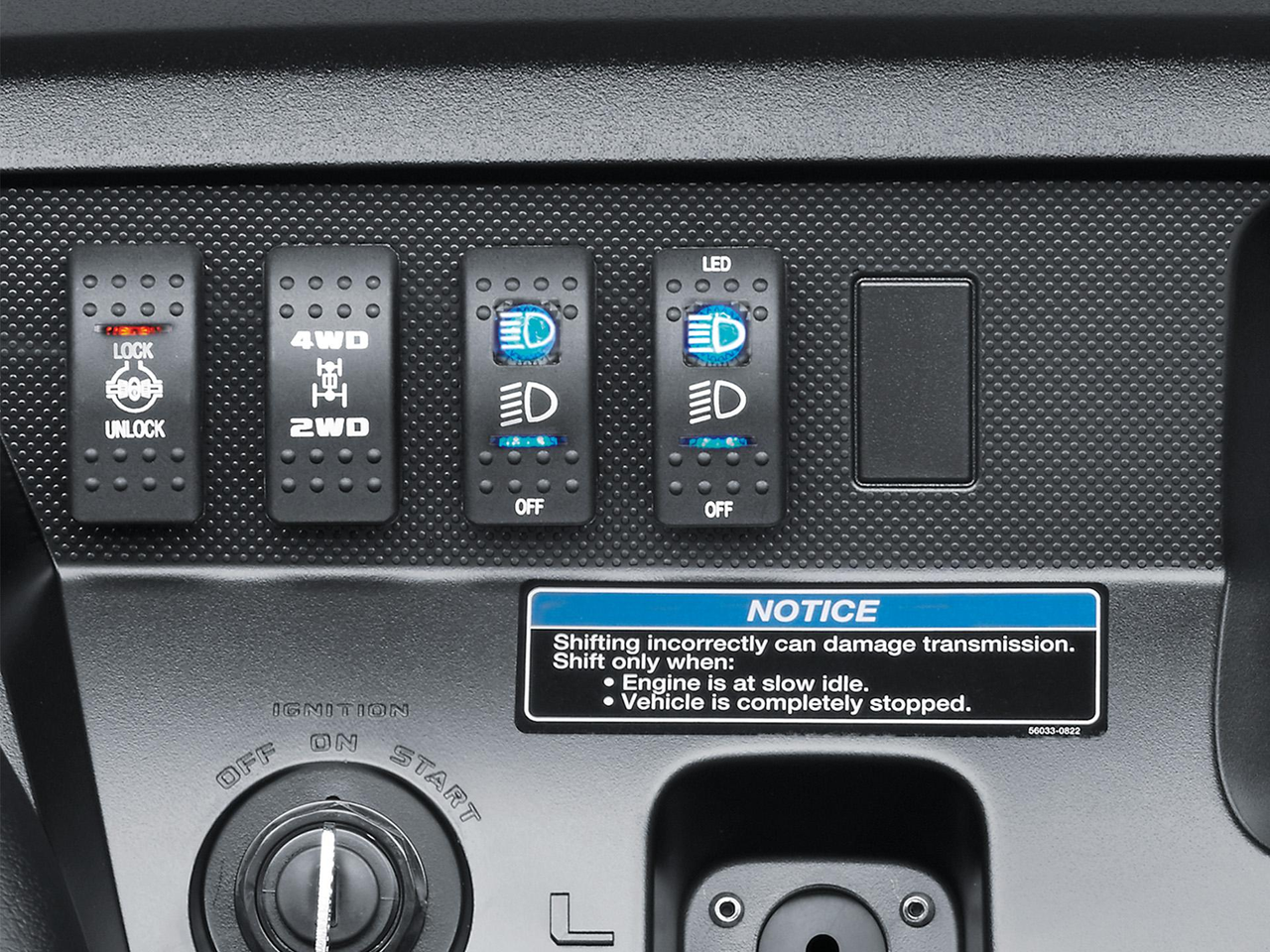 Tração 4x4 selecionável eletricamente e bloqueio do diferencial traseiro