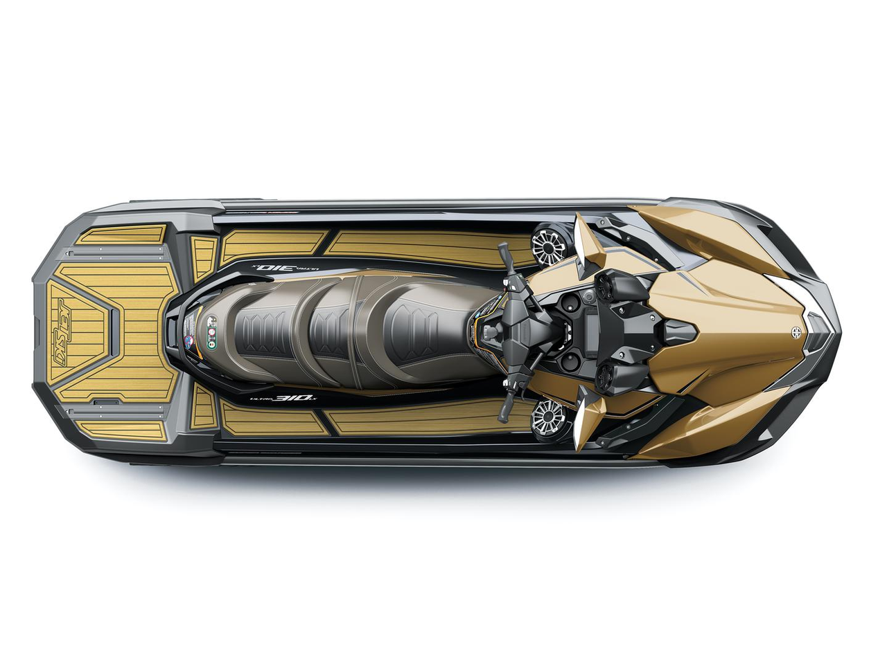 Espaço amplo para os pés