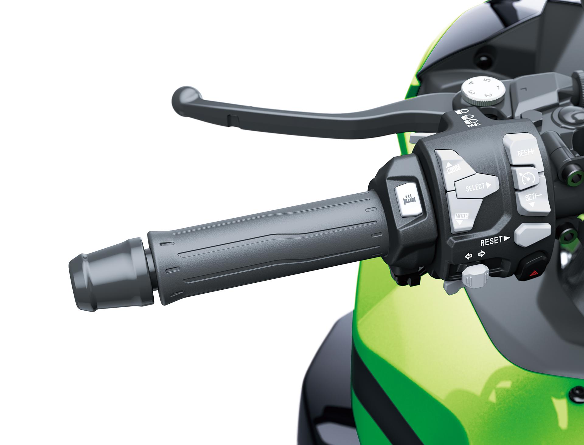 Conjunto de punhos aquecidos (Ninja 1100SX)