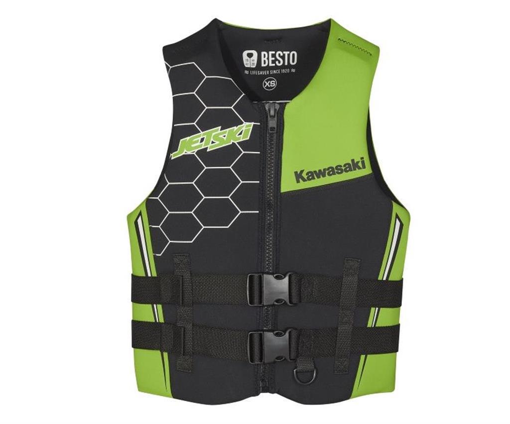 Colete salva-vidas Kawasaki, verde