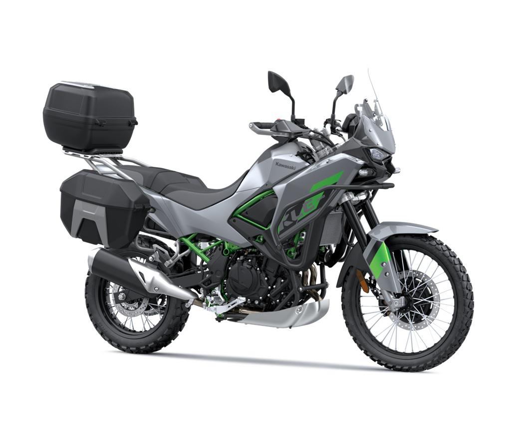 Top case traseiro KLE500/SE com kit de malas laterais